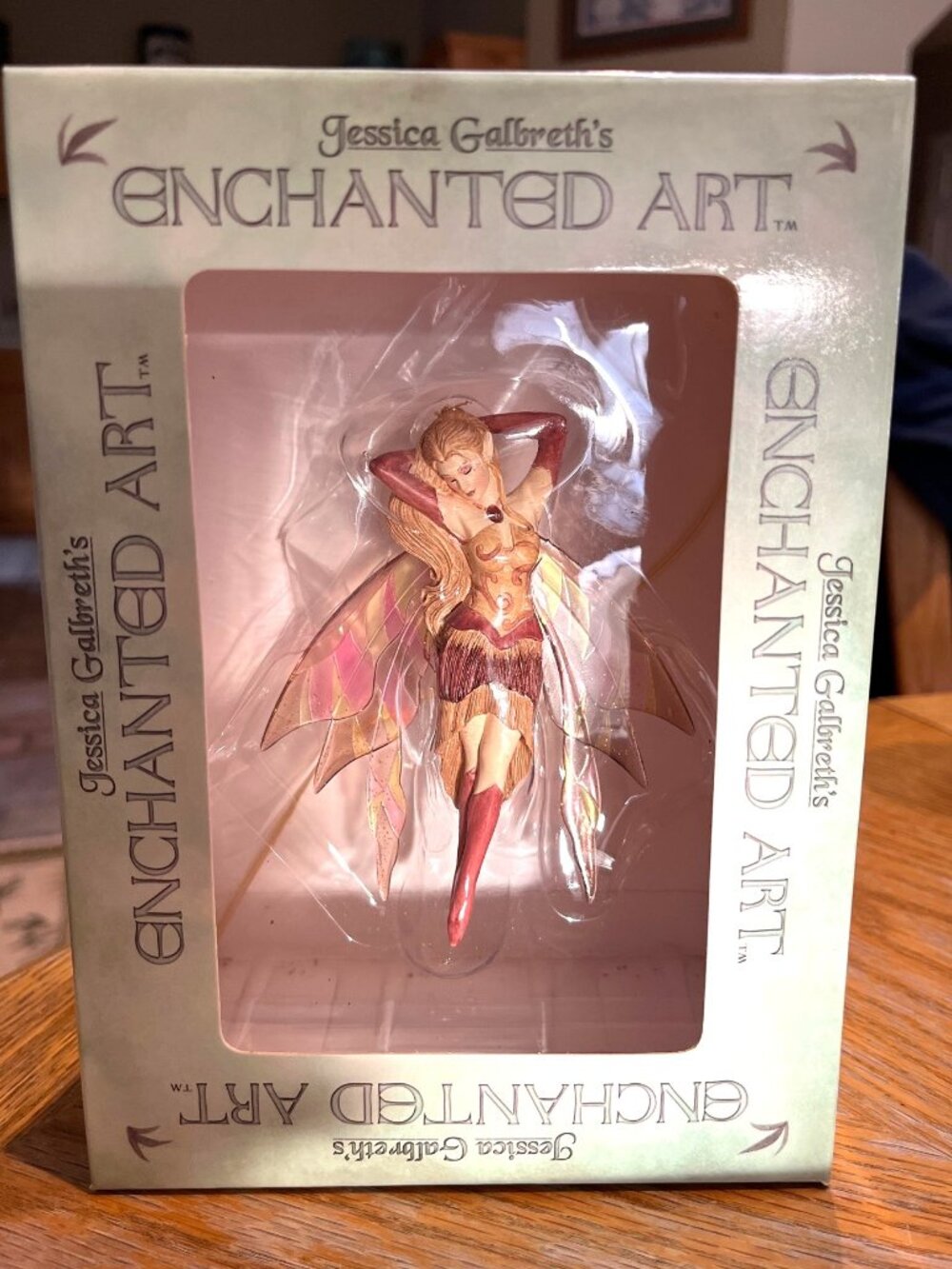 Jessica Galbreth Amber Fairy #88213 Enchanted Art Figurine - New in Box